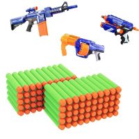 Green 7.2cm Solid Head Refill Darts Foam Bullets Ammo Pack for Combat Blaster Toy Gun Foam Darts Outdoor Shooting Game