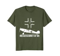 Penjualan Terlaris 100% Katun Messerschmitt Bf 109 Me Warbird Jerman Luftwaffe Ww2 Kemeja Gaya Musim Panas Kaus Mode Lucu Baru Uniseks S-4XL-5XL-6XL