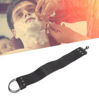 มีดโกน Sharpening Straps Dual Layer Straight Razor Blade Sharper Professional Black White PU Leather Canvas แบบพกพาสำหรับร้านทำผมสำหรับช่างทำผม