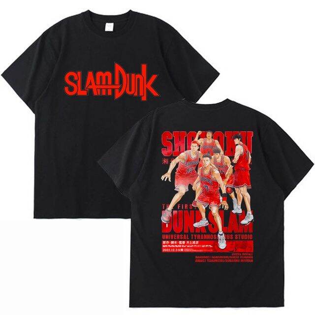 ข้อเสนอพิเศษ-tshirt-เสื้อยืดแขนสั้น-ผ้าฝ้าย-พิมพ์ลายอนิเมะ-slam-dunk-ขนาดใหญ่-สไตล์ฮิปฮอป-แฟชั่นฤดูร้อน-สําหรับผู้ชาย-และผู้หญิง-s-5xs-5xl