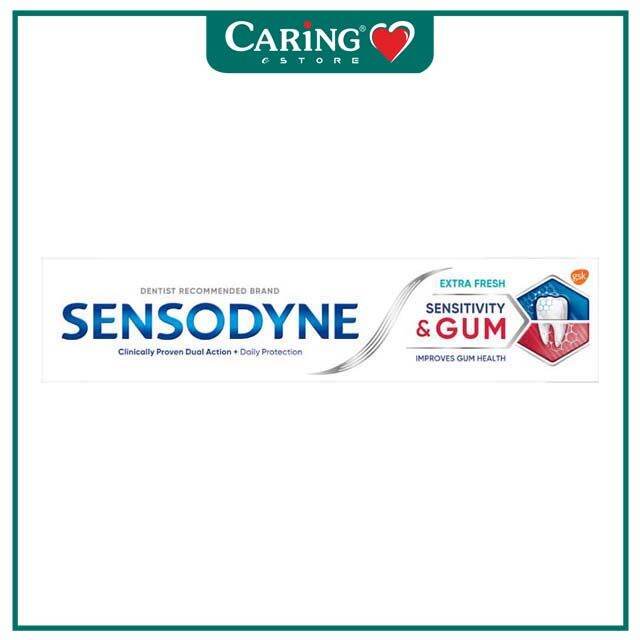SENSODYNE SENSITIVITY + GUM EXTRA FRESH TOOTHPASTE 100G Lazada
