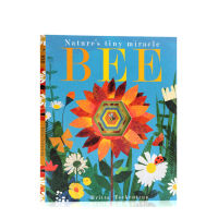 Bee childrens English early teaching parents and children to read cave Books English natural spelling picture books the secrets of nature paperback open