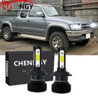 หลอดไฟหน้ารถยนต์ LED V4 6000K สีขาวฮาโลเจน แบบเปลี่ยน สําหรับ Toyota Hilux 2001-2003 (1 คู่) เสียบและเล่น