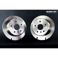 RUNSTOP รันสตอป brake disc จานเบรค หน้า เรียบ ขนาดเดิม 296 TOYOTA CAMRY 2007 ES300 ESTIMA ALPHARD ต่อคู่