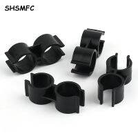 25mm ID PVC Double U-type Clamp ท่อสวนน้ำท่อสนับสนุนข้อต่อชลประทานอุปกรณ์พลาสติก H-type Water Pipe Clip Clamp-Pujeu