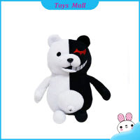 25ซม. ตุ๊กตาหมีของเล่น Dangan Ronpa Super Danganronpa Monokuma สีดำหมีขาวของเล่นตุ๊กตาของขวัญ