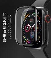 กระจกนิรภัยขอบโค้ง3d สำหรับป้องกันนาฬิกา Apple 38มม. จอฟิล์ม Iwatch 4/5/6 /SE สำหรับ3 1 2 42มม.