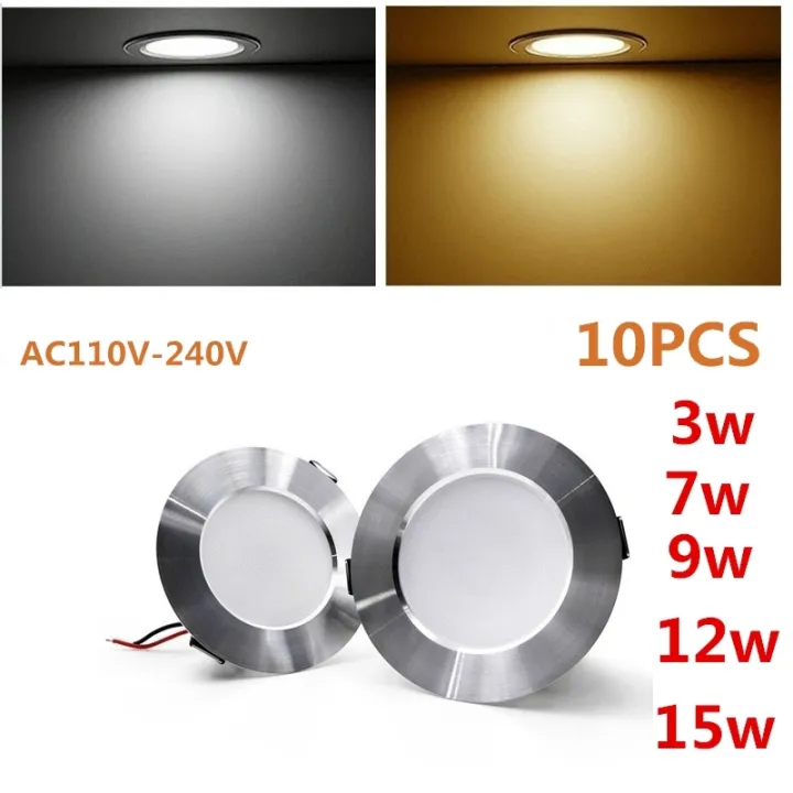 Light Ceiling Recessed Spot, 2 Led Recessed Light Ultra Bright 3w