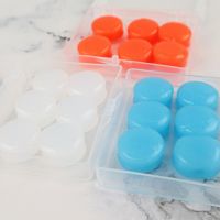 6PCS Earplugs Protective Ear Plugs Silicone Soft Waterproof Anti-noise Earbud Protector Swimming Showering Water Sports