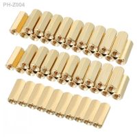 100Pcs/lot M2/M2.5/M3xL Female Hex head Brass Spacing Screws Threaded Pillar PCB Computer PC Motherboard StandOff Spacer