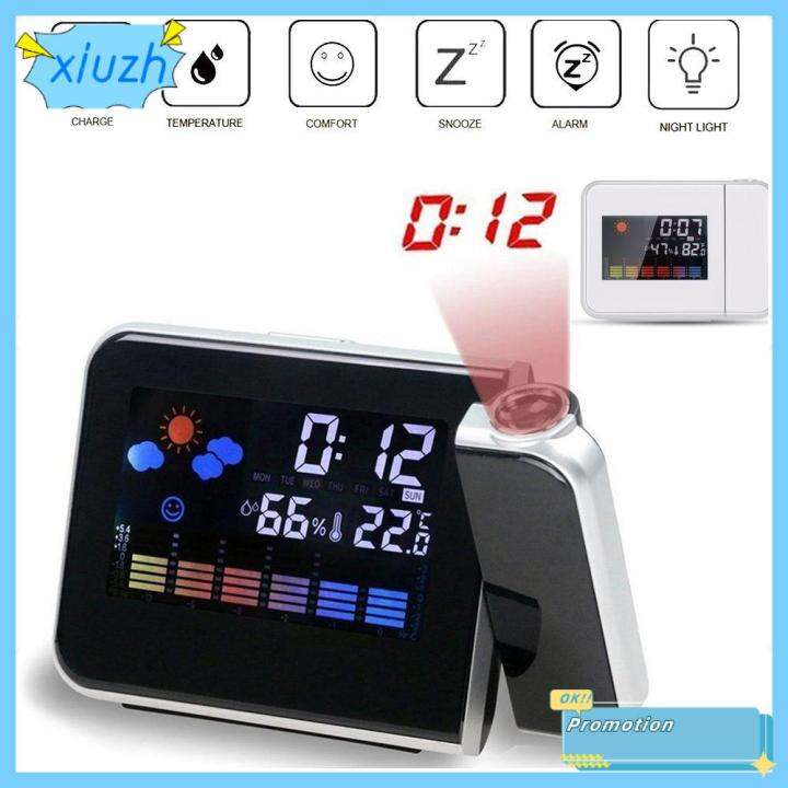 XIUZH Clock Projector Projector Alarm Clock For Bedroom Projector Clock
