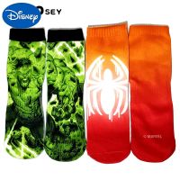 ☌ Spider Hulk Straight Men Socks Lengthen Towel bottom thickened High-quality Cotton Socks novel