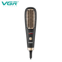 VGR V-568อัตโนมัติมืออาชีพเซรามิกผมที่หนีบผมตรงหวีความร้อนอย่างรวดเร็วแปรงผมไฟฟ้าที่หนีบผมตรงสำหรับผู้หญิง