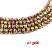 2X3/3X4/4X6/6X8mm Rondelle Crystal Glass Beads Loose Spacer Round Beads for Jewelry Making Jewelry Diy Beads