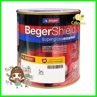 สีน้ำมัน BEGERSHIELD SUPERGLOSS BASE A กึ่งเงา 1/4 แกลลอน (0.9 ลิตร)SEMI-GLOSS ENAMEL PAINT BEGERSHIELD SUPERGLOSS BASE A 1/4GAL **คุ้มที่สุดแล้วจ้า**