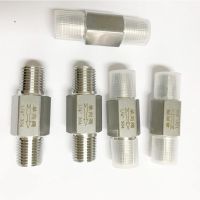 1/4 quot; 3/8 quot; 1/2 quot; BSPT Equal Male Check Valve Non Return One Way 304 Stainless Steel Water Gas Oil