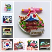 ●☃ Various Korea World Tourism Commemorative Fridge Magnets Traditional Korean Dress Seoul Tower Korea Architecture Decor Gifts