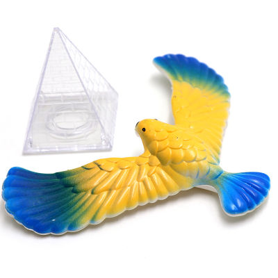 Balancing Bird Science Desk Toy Balancing Eagle Novelty Fun Children Learning Gift Kid Educational Toy with Pyramid Stand,Random Color