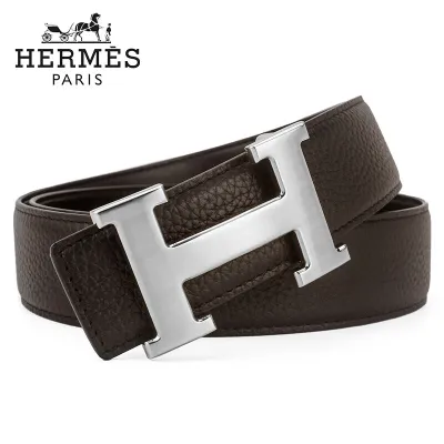 【100 Hermes- 】หนังแท้สำหรับผู้ชายคุณภาพสูงหนังวัวสำหรับผู้หญิงเข็มขัดลำลองสำหรับธุรกิจสายรัดเอวคาวบอยดีไซน์แฟชั่นสำหรับผู้ชาย2023ใหม่ZZ