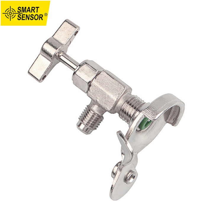 Smart Sensor Piercing Valve for Refrigerant Can Car Air Conditioning
