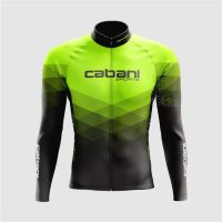 Cabani Sports Winter Cycling Jersey Men 39;s Long Sleeve Thermal Fleece Warm Jackets Camisa Road Ciclismo Maillot Bike Clothing