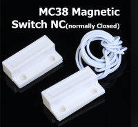 Magnetic Door N.O. ( ปกติเปิด )contact Window Sensor MC-38 Magnetic Switch สวิตช์แม่เหล็ก ติดประตู สีขาว