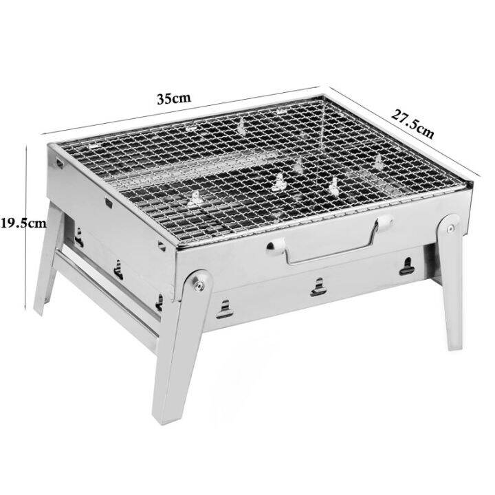 meltset-ที่ย่างบาร์บีคิวกลางแจ้งแบบพกพาสแตนเลส430พับได้เตาปิ้งย่าง-q-สำหรับเตาบาร์บีคิวเคบับ