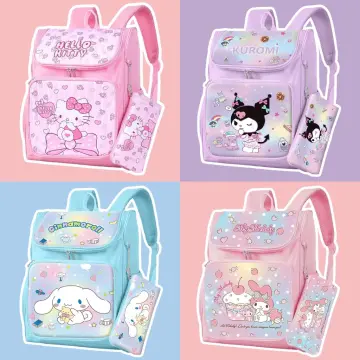 Sanrio Cinnamoroll Backpack Water Bottle Set Rucksack School Bag Blue  Cinnamon