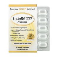 California Gold Nutrition LactoBif Probiotics 100 Billion CFU 30 Veggie Capsules