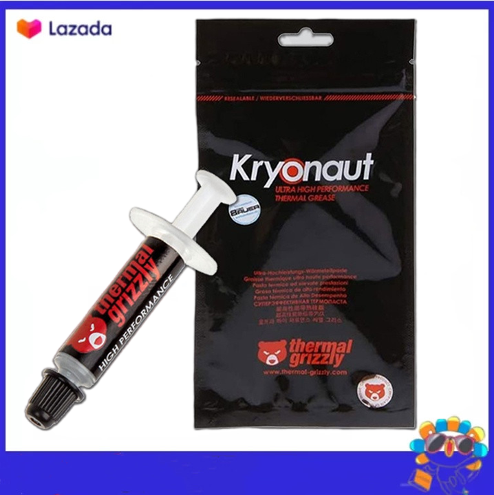 Thermal Grizzly Kryonaut 1g for CPU AMD Intel Processor Heatsink Fan  Compound Cooling Thermal Paste Cooler Thermal Grease