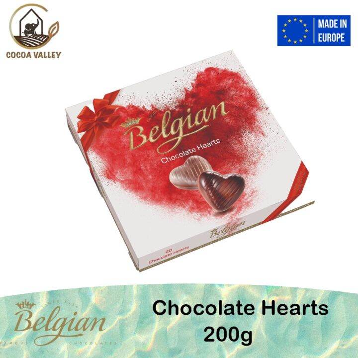 Belgian Chocolate Hearts Bonbons 200g | Lazada