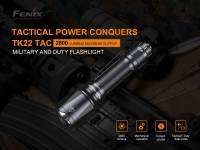 ไฟฉาย Fenix TK22TAC MILITARY AND DUTY FLASHLIGHT 2800LM แบต 21700 ( มาพร้อมแบต)