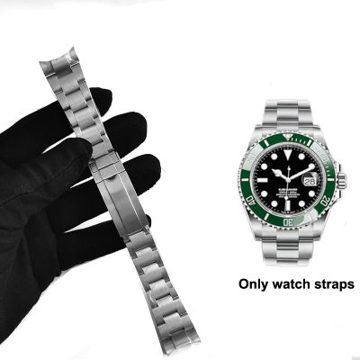 สร้อยข้อมือนาฬิกาใช้ได้กับ Daytona GMT Subsidiary Watch Accessories,สายโลหะ,สแตนเลสสตีลแข็ง,20มม. 21มม
