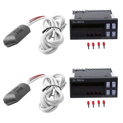 2X LILYTECH ZL-7801A, General, Temperature and Humidity Controller, Thermostat and Hygrostat, Thermistat Thermostat