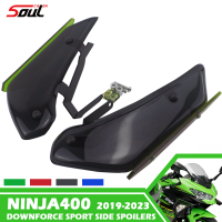 Downforce สปอยเลอร์สปอยเลอร์ด้านข้างสำหรับ NINJA400คาวาซากิ19-23 2020 2021 2022 2023 400นินจา