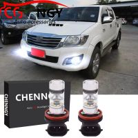 สำหรับโตโยต้าไฮลักซ์ Vigo/fortuner 2012 2013 2014-6000พัน9-32โวลต์โปรเจคเตอร์ LED ด้านหน้าไฟตัดหมอกหลอดไฟชุด (1คู่)