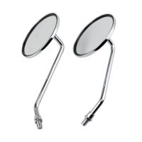 2Pcs/Pair 8mm 10mm Motorcycle Back Side Convex Mirror Rearview Mirror Scooter E-Bike Motor Rear View Mirrors