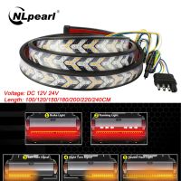 Nlpearl แถบไฟท้ายแบบยืดหยุ่นสัญญาณเลี้ยวเบรค12V 24V สำหรับรถกระบะไฟ SUV Lihualin22