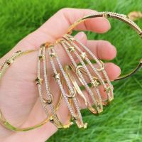 3PCS, Cute Female Crystal Zircon Bangle Gold Star celets Bangles For Women Vintage Jewelry Gift