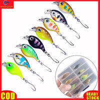 LeadingStar RC Authentic 2.1g/3.6cm Fishing Bait Set Mini Wobbler With Single Hook High Strength 3d Eyes Hard Bait Fishing Supplies