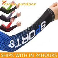 2Pcs Sunscreen Arm Sleeve Breathable Quick Dry UV Protection Cycling Sport Fishing Ice Fabric Sunscreen Sport Wear Fitness Tools Sleeves