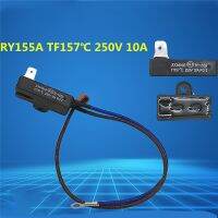 2023ฟิวส์ความร้อน RY155A 250V 10A ของแท้1ชิ้นฟิวส์สำรองพร้อมสาย15/24ซม. สำหรับหม้อแรงดัน Midea ไฟฟ้า