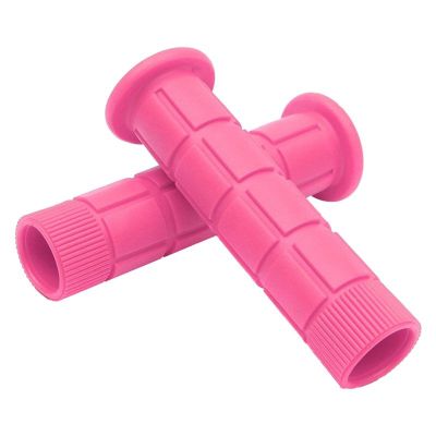 1 pair Bicycle Handle set Mushroom Grips BMX For Boys and Girls Bikes pink