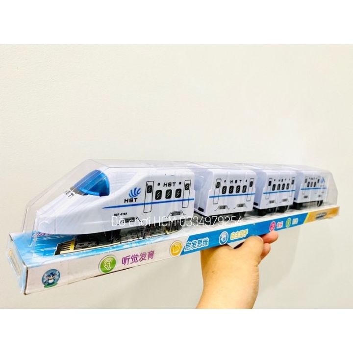 Mô Hình Đoàn Tàu Gỗ Chạy Pin  Train Set Tooky  Yay