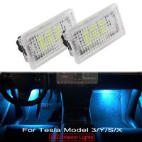 Ultra-bright Interior For Tesla Model 3 Y S X LED Lighting Bulbs Kit Accessories Fit Trunk Frunk Door Puddle Foot-Well Lights