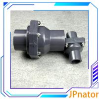 JPnator กระดานวาล์มเช็ค PVC พลาสติกกลับด้านแนวนอนป้องกันการไหลย้อนกลับ