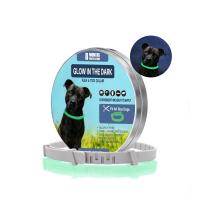 ZZOOI 2023 Light Dog Flea Removal Collar Pet Anti Mosquito Lice Removal Collar Luminous Collar