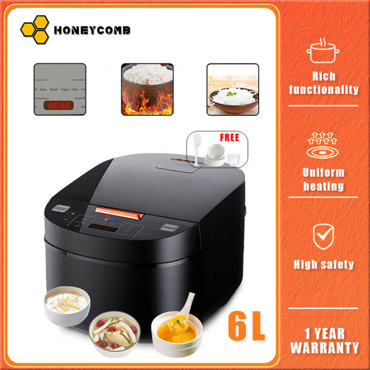 Rice cooker 5L multifunctional mini electric cooker thermal insulation