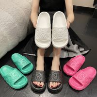 Summer Women 39;s Men 39;s Slippers Indoor Non Slip Thick Bottom Home Easter Cartoon Anime Flip Flops Bear Beach Sandals Women Shoes