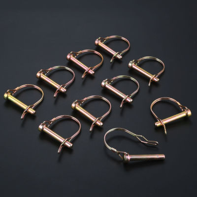 10Pcs Steel Quick Lock Release Trailer Truck Coupler Safety Pins Bicycle Stroller Cargo Boat Hitch Hook Clip D Shape Buckle Pins